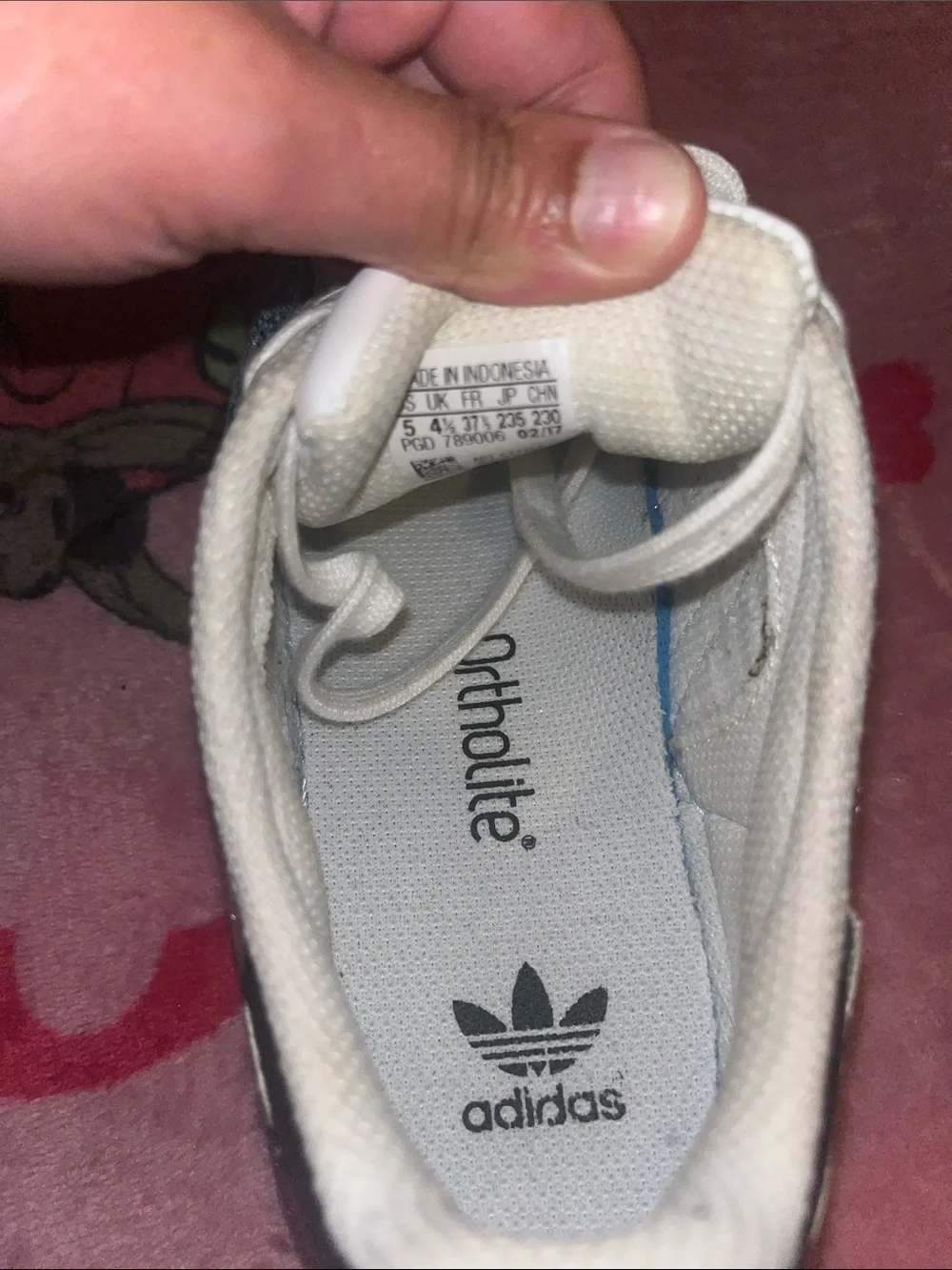 Custom Sparkly Adidas sneakers